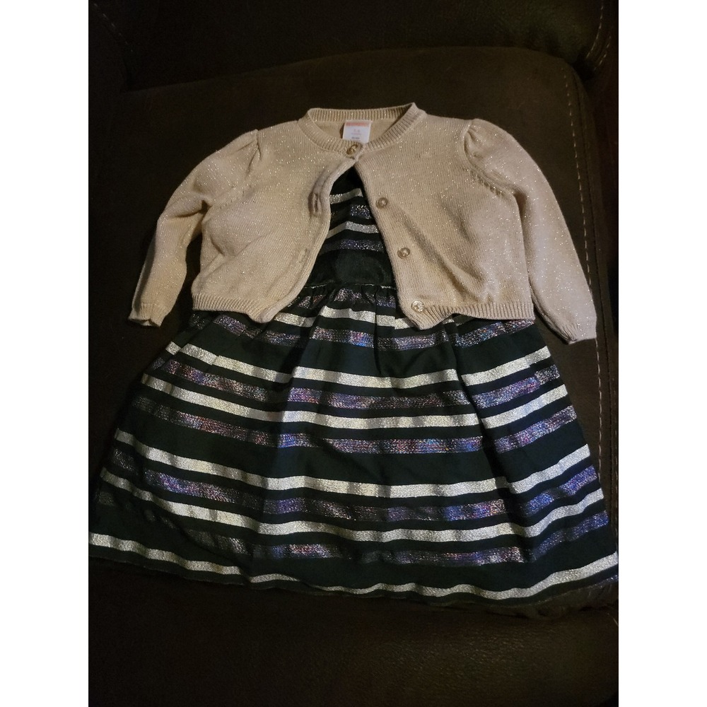 Gymboree outlet Christmas holiday winter dress fun & fancy dress sweater 3 6 mon